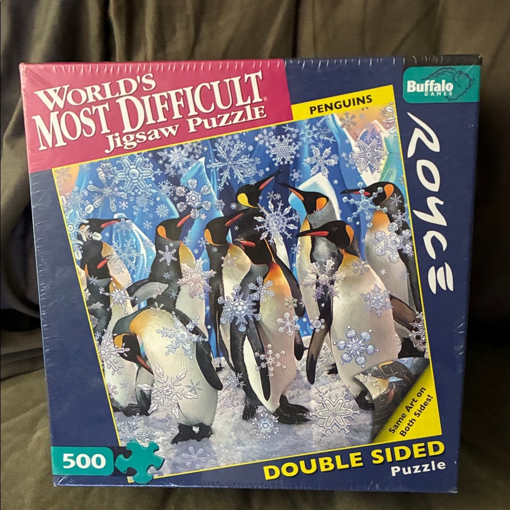 Unopened Royce Double Sided Penguin Jigsaw Puzzle - 500 Pieces